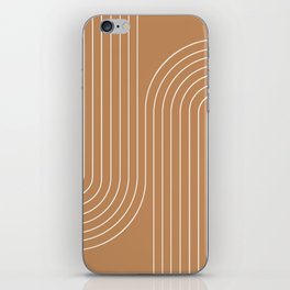 Minimal Line Curvature LXXXI iPhone Skin