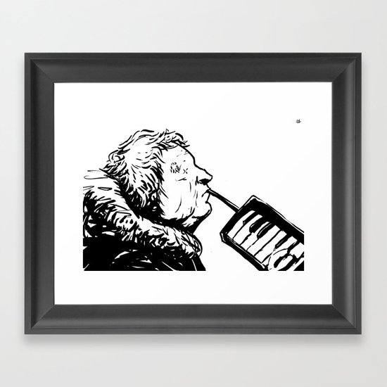 Eyeless Framed Art Print