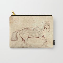 Da Vinci Horse: Canter Carry-All Pouch | Anatomy, Riding, Equine, Catherinetwomey, Digital, Gait, Skeleton, Twomey, Drawing, Horse 