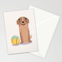 Cute Playful Puppy Stationery Cards