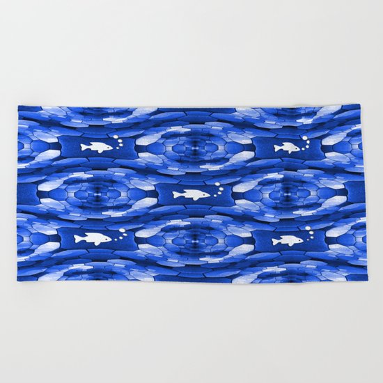 Bubblin' along... Beach Towel