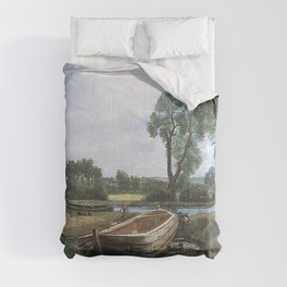 John Constable vintage painting Comforter