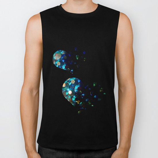 sparkle x fade Biker Tank