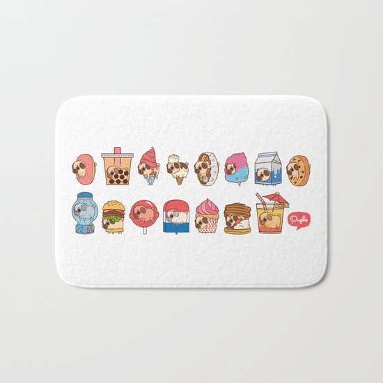 Puglie Food Collection 3 Bath Mat