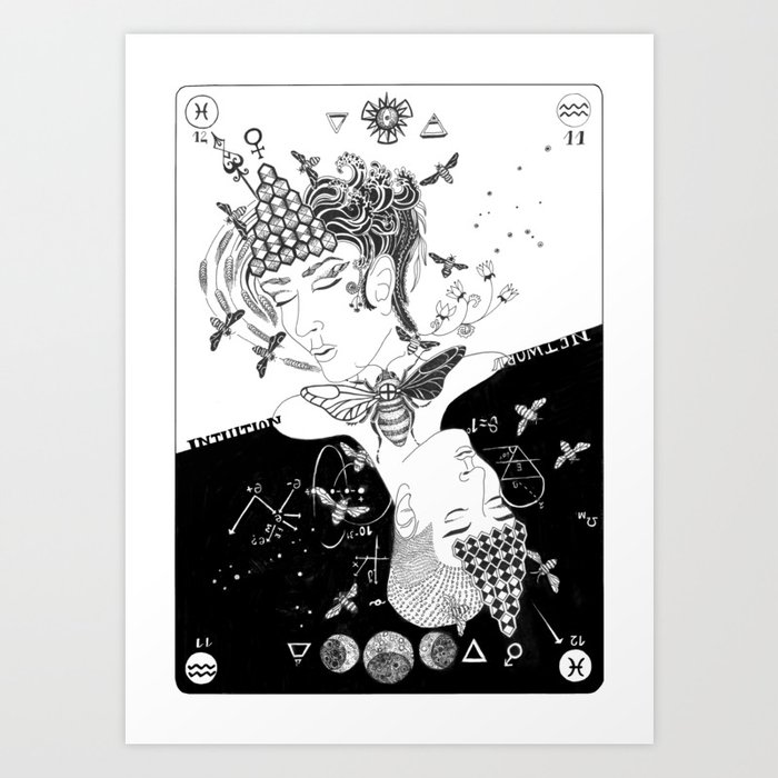 Love Card game Art Print