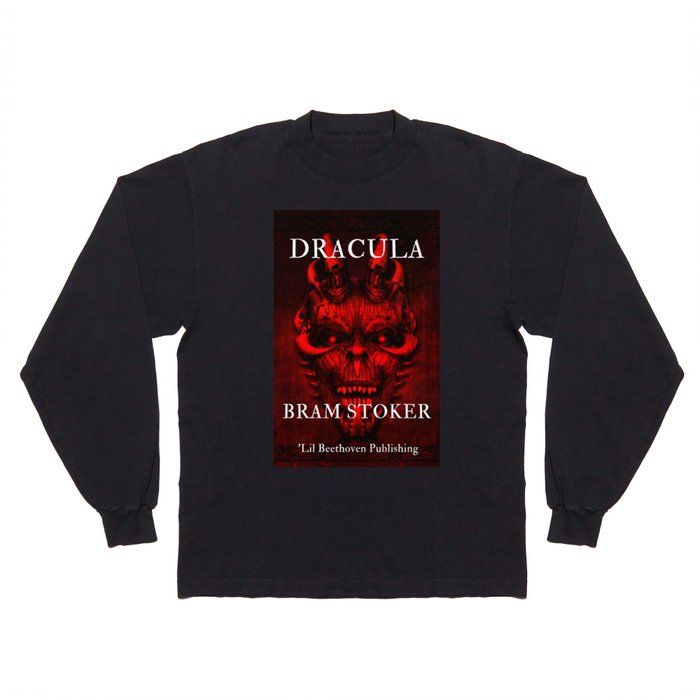 Dracula by Bram Stoker book jacket cover by 'Lil Beethoven Publishing vintage poster / posters Long Sleeve T Shirt