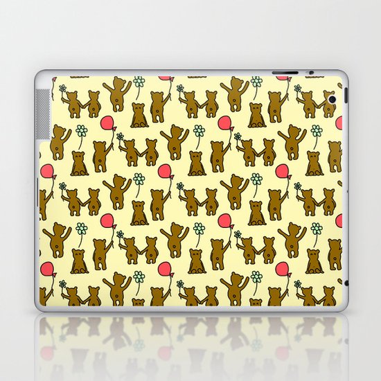 Happy Teddies Laptop & iPad Skin