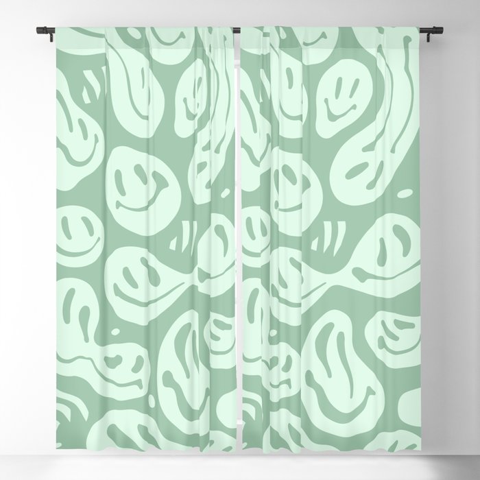 Minty Fresh Melted Happiness Blackout Curtain