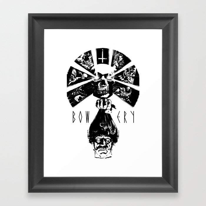 BOWERY // PRINCE OF DARKNESS Framed Art Print
