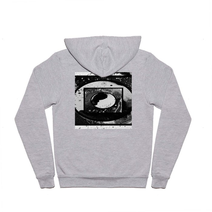 Abstract Geometric Studies In Black And White Hoody
