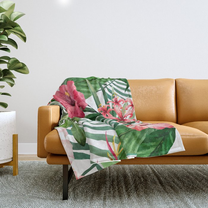 Tropical store throw blanket