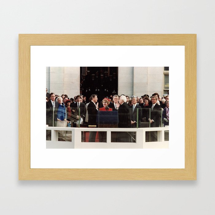 Ronald Reagan Inauguration - 1981 Framed Art Print