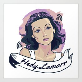 Hedy Lamarr Art Print