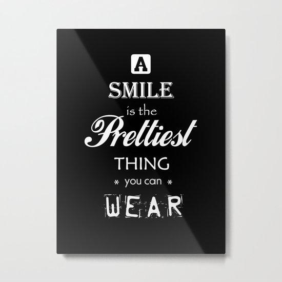 a smile Metal Print