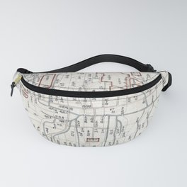 Map of Seoul - 1800 Fanny Pack