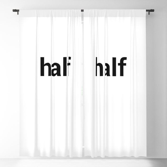 Half Blackout Curtain By Kennethswater Society6