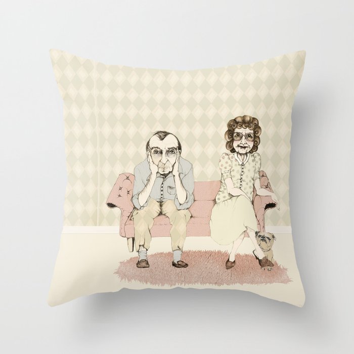 45 years married! Throw Pillow