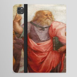 raffaello sanzio - Aristotle and Plato, Greek Philosophers ,Raphael iPad Folio Case