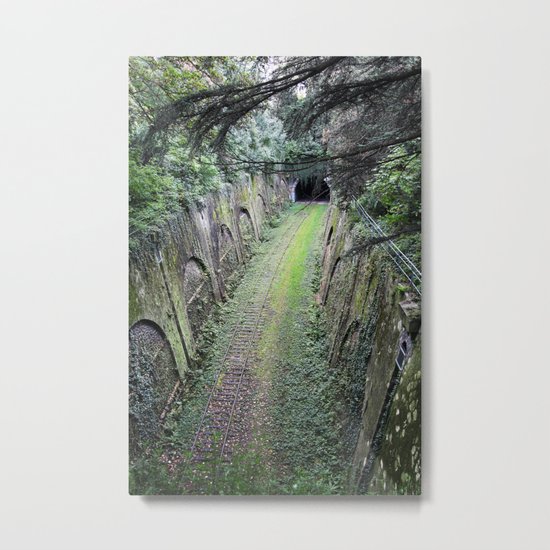 Green tunnel Metal Print