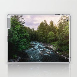 PNW River Run II - Pacific Northwest Nature Photography Laptop Skin