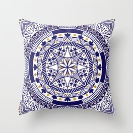 Seamless Moroccan tile pattern Throw Pillow
