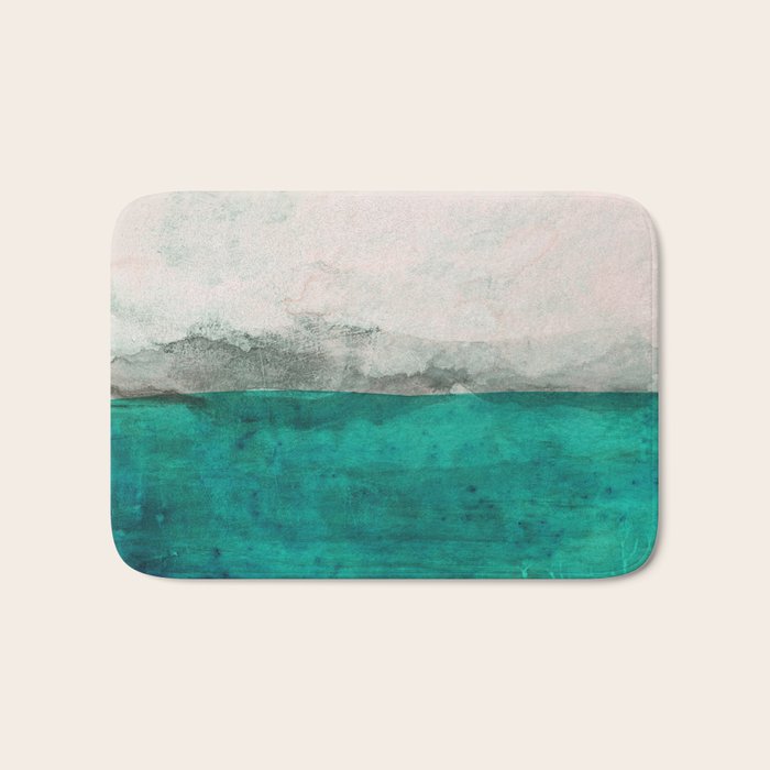 e m e r a l d Bath Mat by Iris Lehnhardt Society6