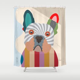 French Bulldog II Shower Curtain