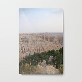 badlands Metal Print | Rockyscenery, Wanderlust, Gentleaesthetic, Photo, Nationalpark, Midwestpark, Beautifullandscape, Outdoorexploring, Canyons, Summerroadtrip 