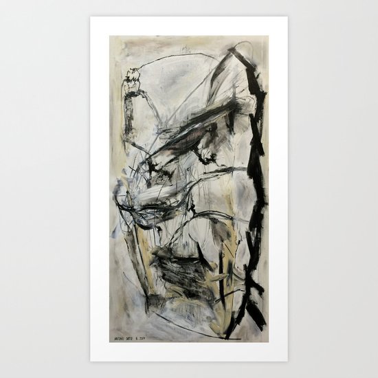 Your Kid Can't Do This (oil on canvas) Art Print