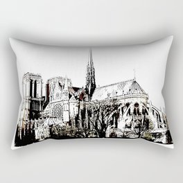 Notre Dame 2 bywhacky Rectangular Pillow