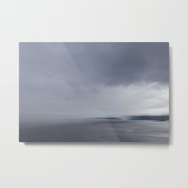 Rain in Abisko, Sweden Metal Print | Grey, Cold, Photo, Water, Rain, North, Weather, Sweden, Dark, Clouds 