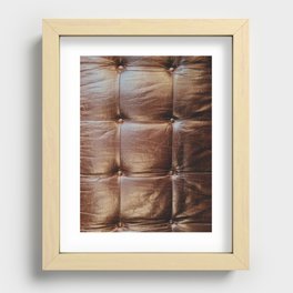 Leather Seat Recessed Framed Print
