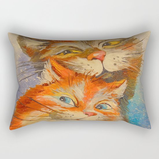 Lovers seals Rectangular Pillow