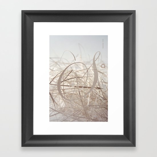 Sensual Scrap Framed Art Print