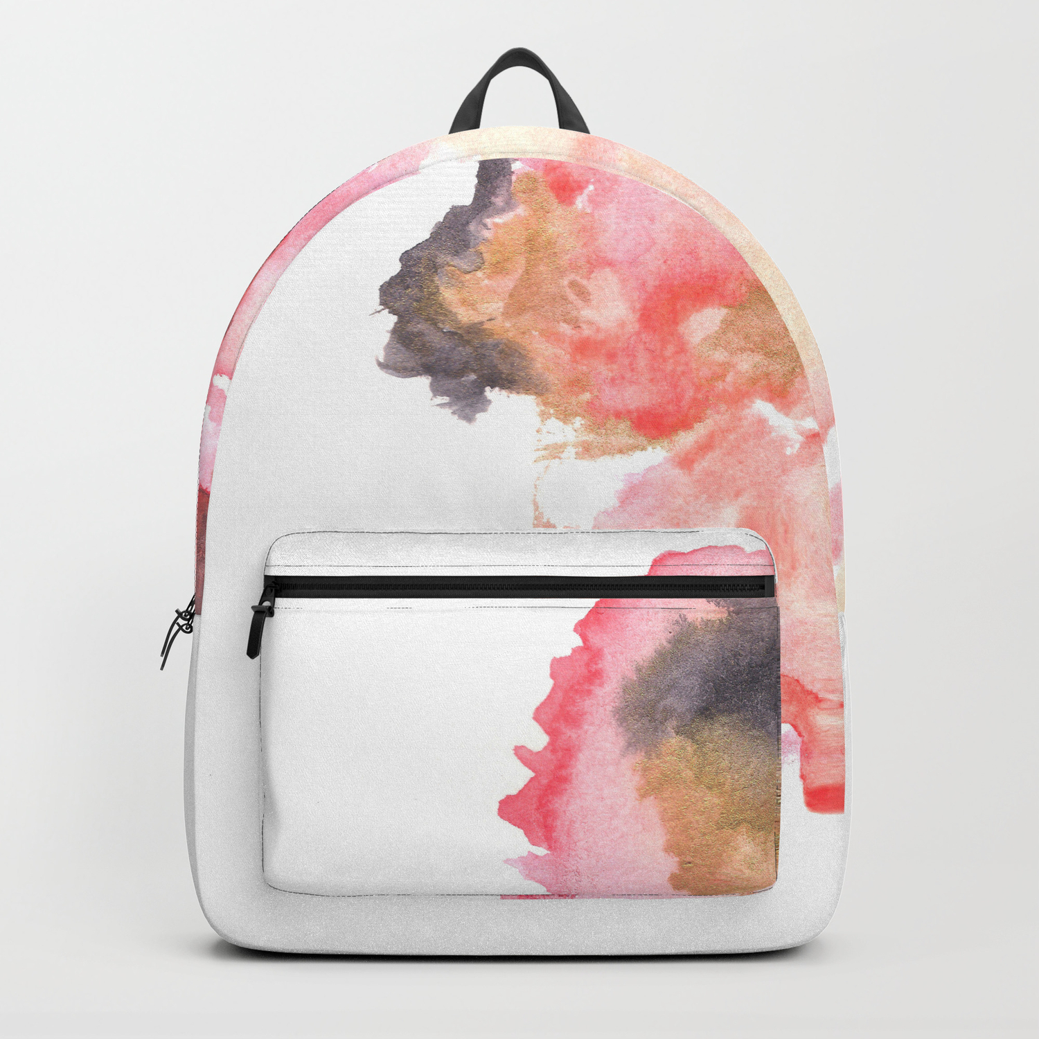 mesh pink backpack