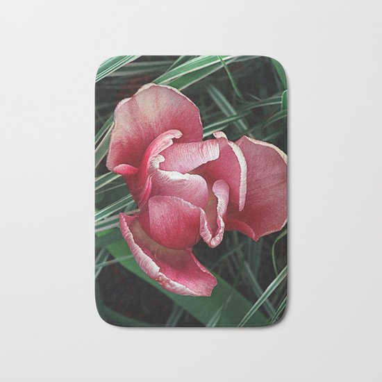 Vintage tulips(6) Bath Mat