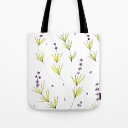 Lavender Sprigs Tote Bag
