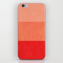 Red Grunge Stripes iPhone Skin