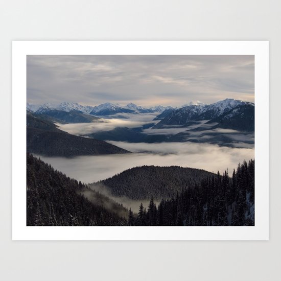 the hills Art Print