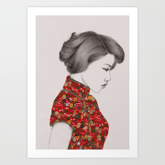 Paper Doll Art Print