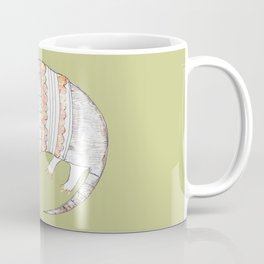 Stich and Fauna:  Armadillo Coffee Mug