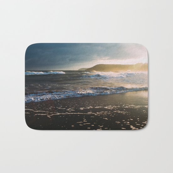 Misty Ocean #sunset Bath Mat