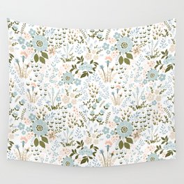 pastel flowers Wall Tapestry