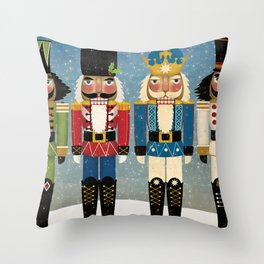 Nutcrackers Throw Pillow