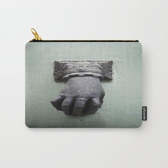 Old door with doorknob Carry-All Pouch