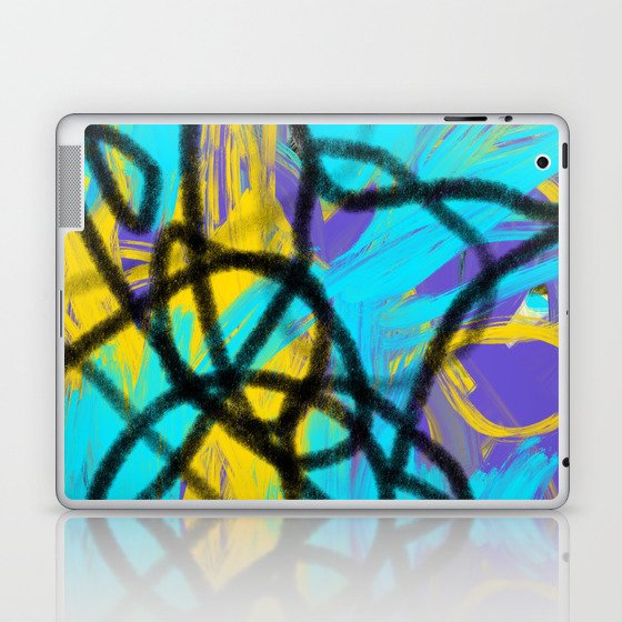 Abstract expressionist Art. Abstract Painting 57. Laptop & iPad Skin