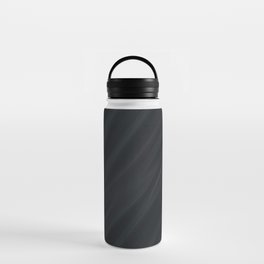 Dark grey black Water Bottle