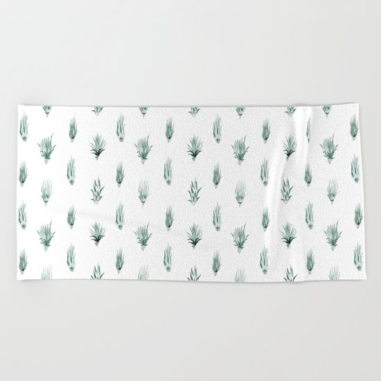 Air Plants Beach Towel