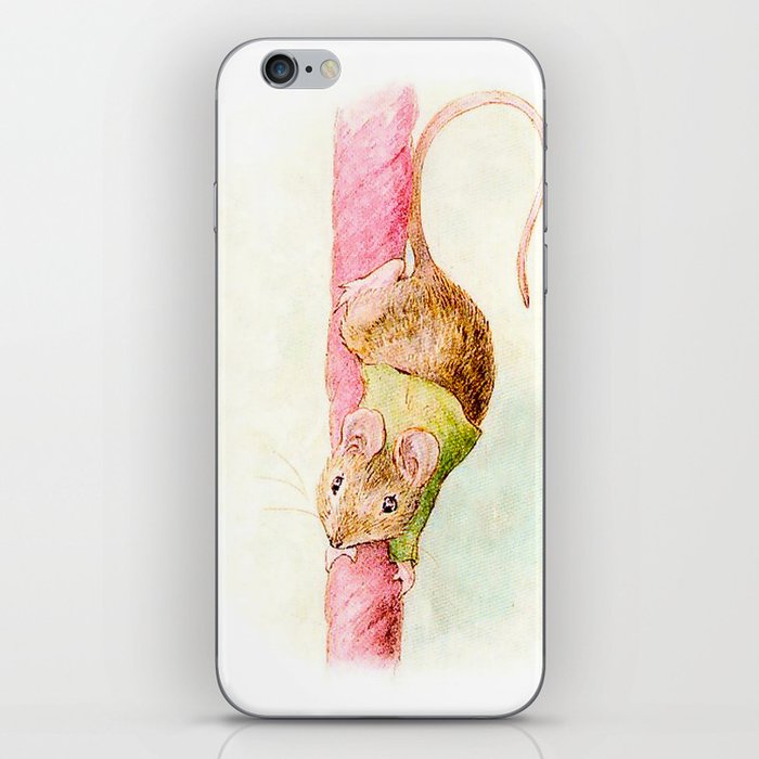 “A Mouse Ran Down the Bell Rope” by Beatrix Potter iPhone Skin