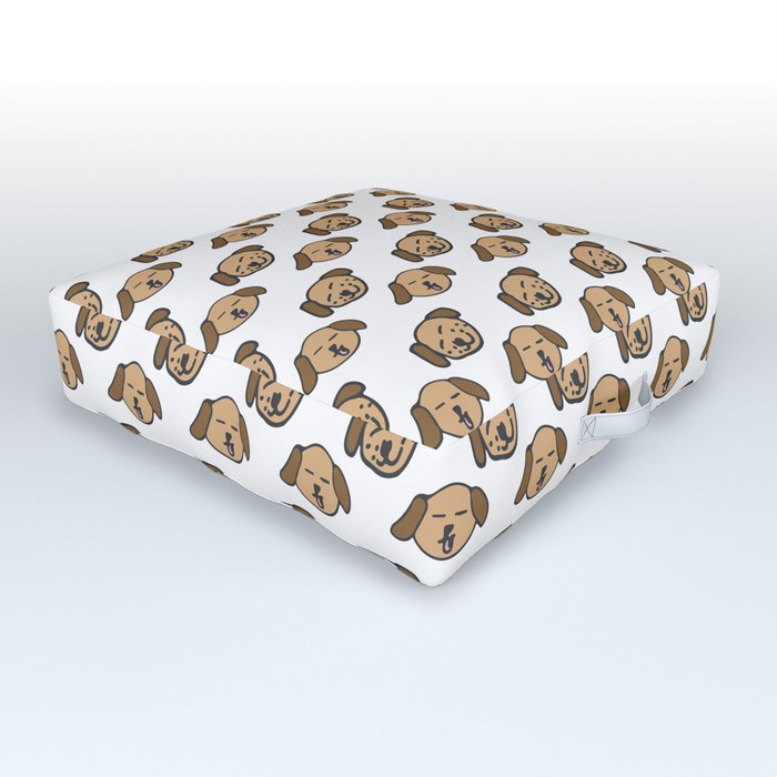 Doggy face Outdoor Floor Cushion